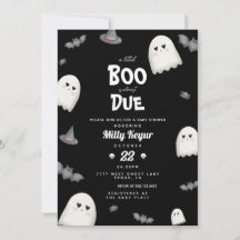A Little Boo is Almost Due Halloween Baby Shower