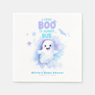 A Little Boo is Almost Due Halloween Baby Shower Napkins