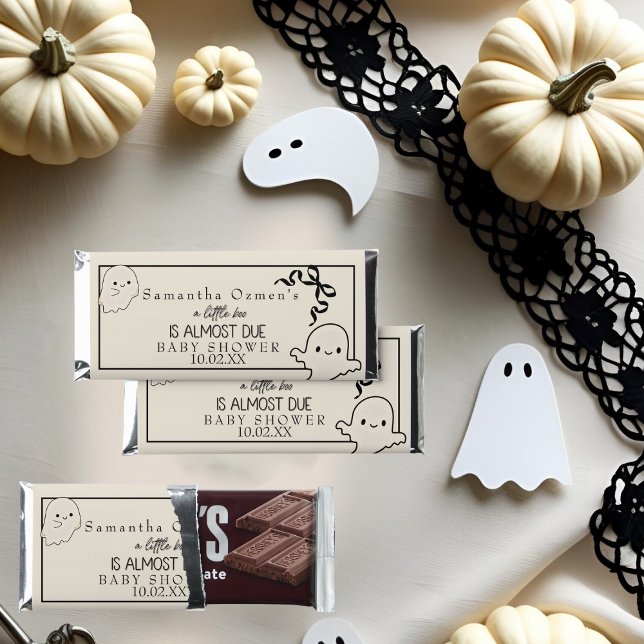 A Little Boo is Almost Due Hershey Bar Favors (A Little Boo is Almost Due Hershey Bar Favors)