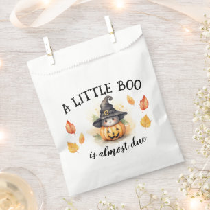 A Little Boo is Almost Due Paper Party Supplies Favor Bag