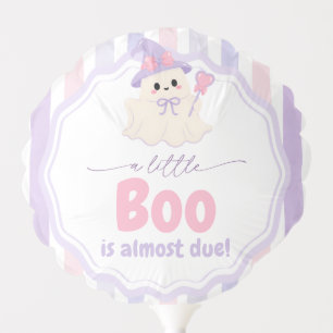 A Little Boo Pastel Ghost Party Balloon