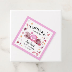 A Little Boo Pink Halloween Baby Shower Favor Tags