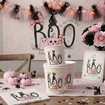 A Little Boo Sweet girl Halloween Baby Shower