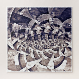 a little brown jigsaw puzzle