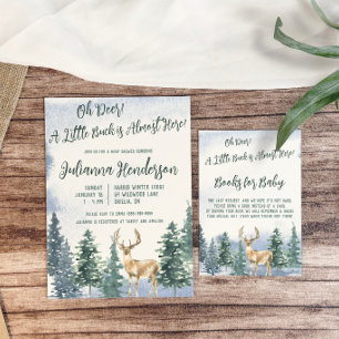A Little Buck is Almost Here! Books for Baby Enclosure Card
