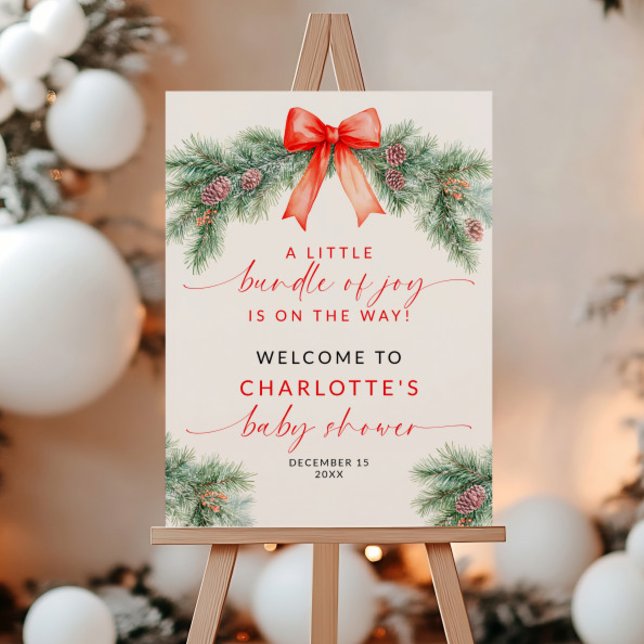 A little Bundle Of Joy Baby Shower Welcome Sign (Creator Uploaded)