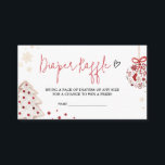 A Little Bundle of Joy Christmas Diaper Raffle Enclosure Card<br><div class="desc">Make your baby shower even more delightful with our Christmas Minimalist Baby Shower Diaper Raffle Card Printable. Adorned with adorable baby motifs, this customizable card adds a touch of sweetness to your event. Encourage guests to participate in the fun while adding a practical touch to your celebration. Simply personalize the...</div>