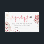 A Little Bundle of Joy Christmas Diaper Raffle Enclosure Card<br><div class="desc">Make your baby shower even more delightful with our Christmas Minimalist Baby Shower Diaper Raffle Card Printable. Adorned with adorable baby motifs, this customizable card adds a touch of sweetness to your event. Encourage guests to participate in the fun while adding a practical touch to your celebration. Simply personalize the...</div>