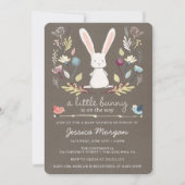 A Little Bunny Baby Shower Invitation (Front)
