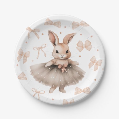 A Little Bunny Baby Shower Paper Plates