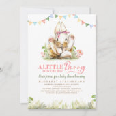 A Little Bunny is On the Way Invite (Front)