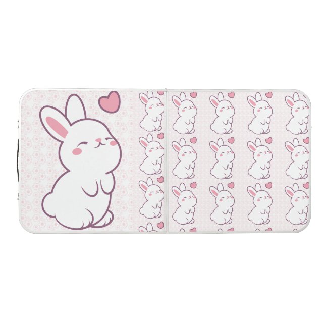 A Little Bunny Made of Feelings Beer Pong Table (Top)