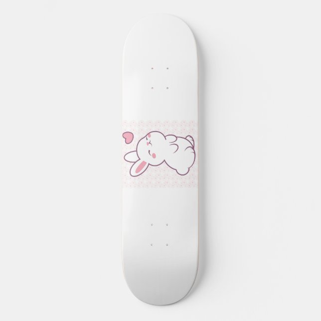 A Little Bunny Made of Feelings Skateboard (Front)