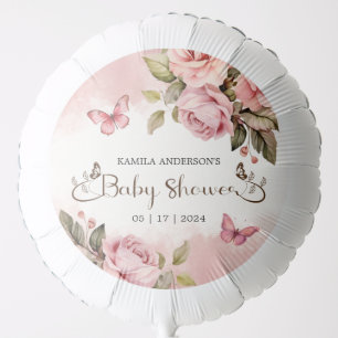 A Little Butterfly Baby Shower Balloon