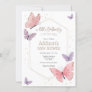 A little Butterfly is on her way Baby Shower Invitation