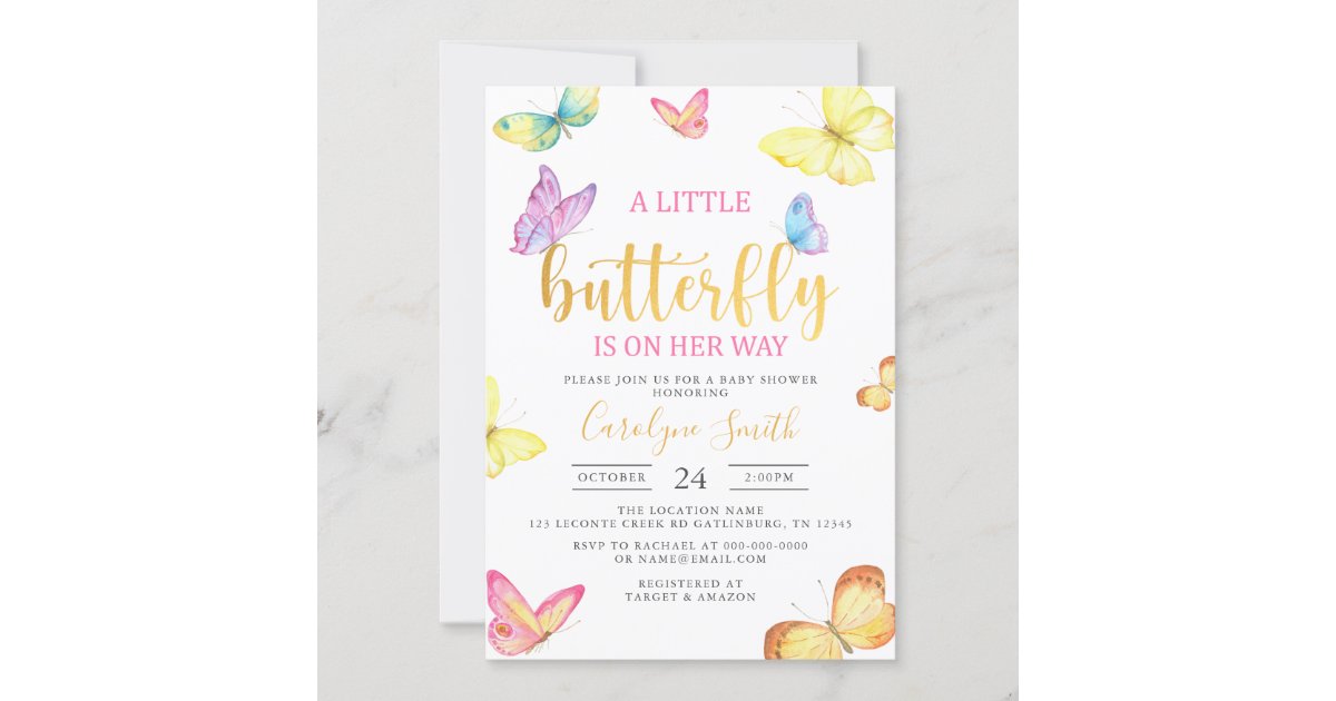 Golden Butterfly Party Supplies Collection : Target