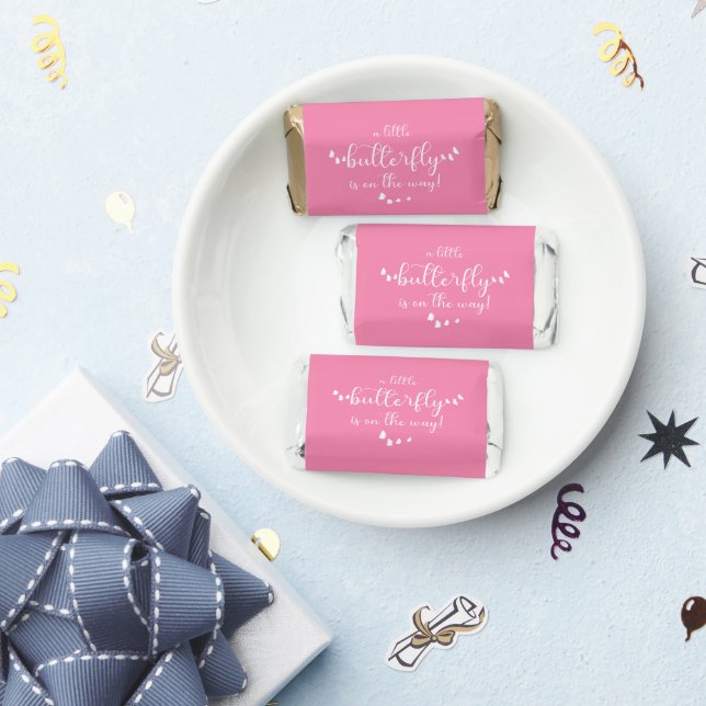 A Little Butterfly Is On The Way Baby Shower Hershey's Miniatures (Party)