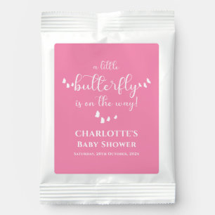 A Little Butterfly Is On The Way Baby Shower Hot Chocolate Drink Mix