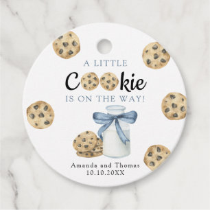 A Little Cookie is on the way Baby shower Favor Tags
