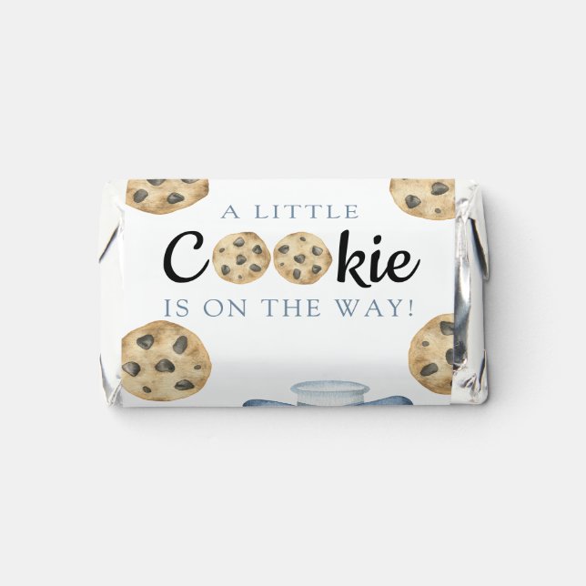 A Little Cookie is on the way Baby shower Hershey's Miniatures (Front)