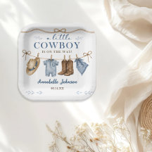 A Little Cowboy Baby Shower Boy