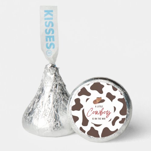 A Little Cowboy Cow Boy Rodeo Western Baby Shower Hersheys Kisses