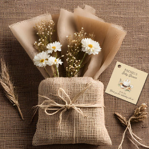 A Little Cowboy is on His Way Western Baby Shower Favor Tags