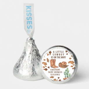 A Little Cowboy is on the way Baby Shower Hershey®'s Kisses®
