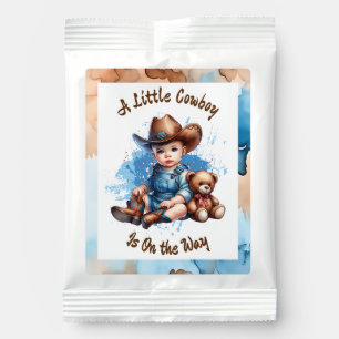 A Little Cowboy is on the Way   Baby Shower Lemonade Drink Mix