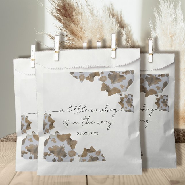 A Little Cowboy is on the Way Favor Bag (Creator Uploaded)