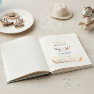 A Little Cowboy Western Canyon Bookplate