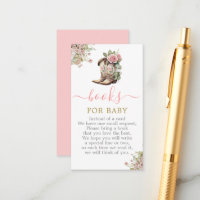 A Little Cowgirl Baby Shower Books for Baby