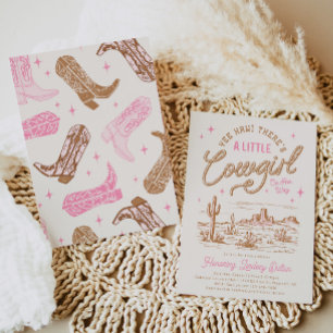 A Little Cowgirl Baby Shower Invitation