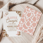Little Cowgirl Baby Shower  Invitation