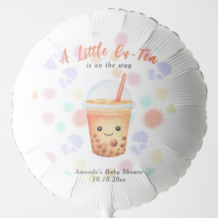 A Little Cu-Tea Bubble Tea Baby Shower Balloon