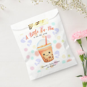 A Little Cu-Tea Bubble Tea Baby Shower Favor Bag