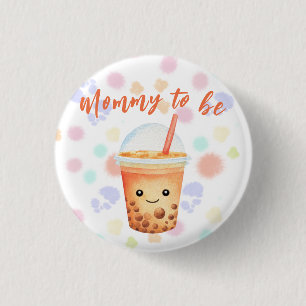 A Little Cu-Tea Bubble Tea - Mommy to be Button