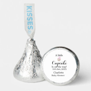A little cupcake is on its way baby shower name da hershey®'s kisses®