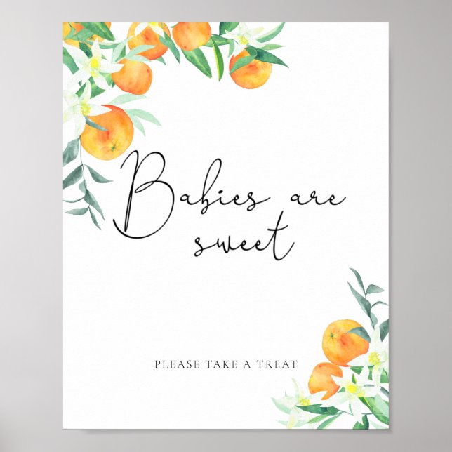 A little cutie babies are sweet poster (Front)