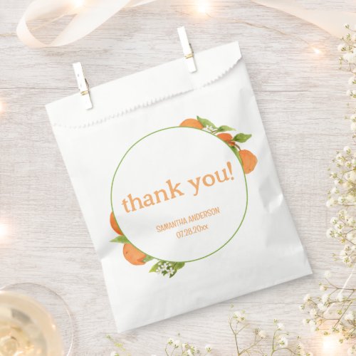 A Little Cutie Baby Shower Thank You Favor Bag