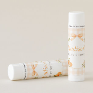 A Little Cutie Elegant Citrus Baby Shower Lip Balm