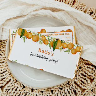 A Little Cutie Hershey Bar Favors