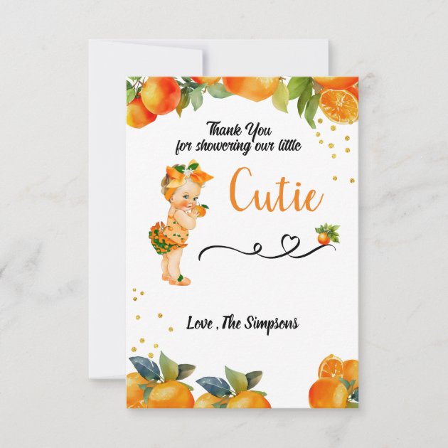 Banner 'A Little Cutie Is On Her Way' – Orangefarben Glitzernd, Ca. 15,2 Cm Pro Buchstabe, Für Babyparty & Geburtstagsdeko