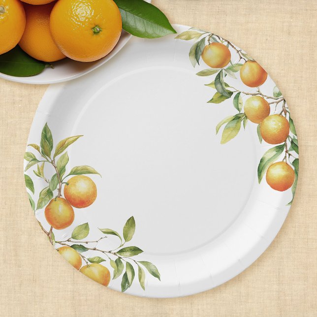 A Little Cutie Is On The Way Baby Shower Paper Plates (Creator Uploaded)