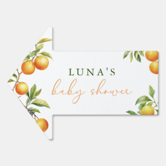 A Little Cutie Is On The Way Baby Shower Yard Sign