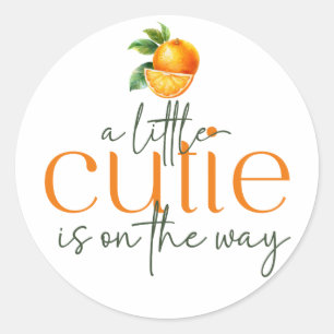 A Little Cutie Is On The Way Envelope Seals