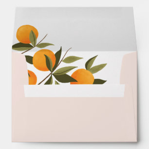 A Little Cutie is on the Way Girl Baby Shower Envelope
