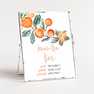 A Little Cutie is on the Way Mom Osa Bar Poster