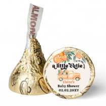 A Little Cutie Is On The Way Orange Baby Shower  Hershey®'s Kisses®
