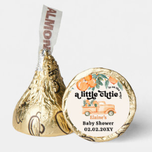A Little Cutie Is On The Way Orange Baby Shower Hershey®'s Kisses®